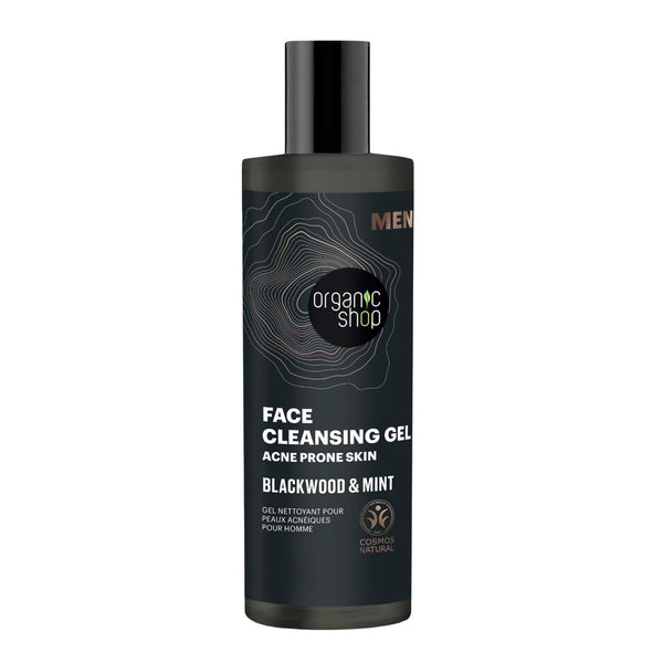 Organic Shop Men Blackwood Gel Limpiador Anti-Acne 200ml Jag Couture Beauty