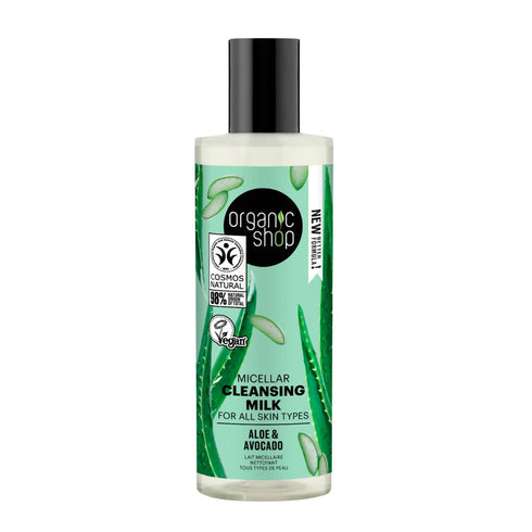 Organic Shop Aloe Leche Limpiadora Micelar 150ml Jag Couture Beauty