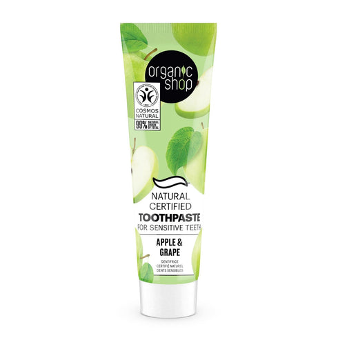 Organic Shop Apple Dentifrico Dientes Sensibles 100g Jag Couture Beauty