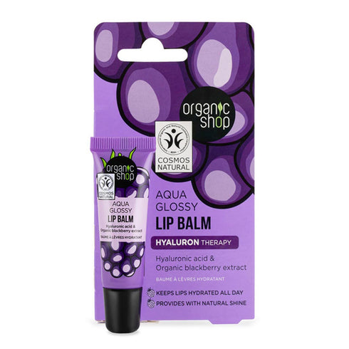 Natura Siberica Aqua Glossy Balsamo Labial Blackberry 1un - Jag Couture Beauty