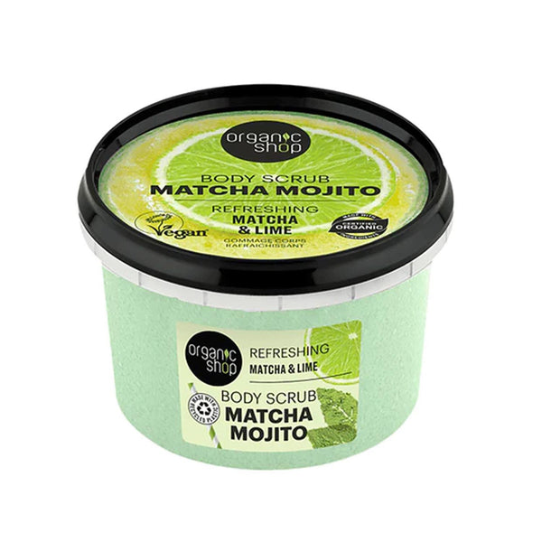 Organic Shop Refreshing Exfoliante Corporal Matcha Mojito 450ml - Jag Couture Beauty