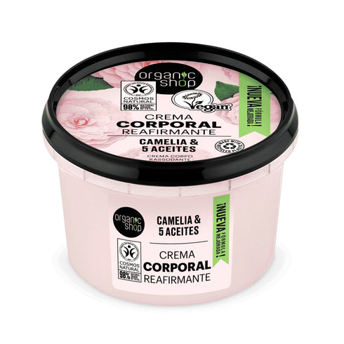 Organic Shop Camelia Japonesa Crema Corporal Reafirmante 250ml - Jag Couture Beauty