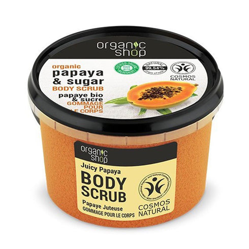 Organic Shop Papaya y Sugar Exfoliante Corporal 1un Jag Couture Beauty