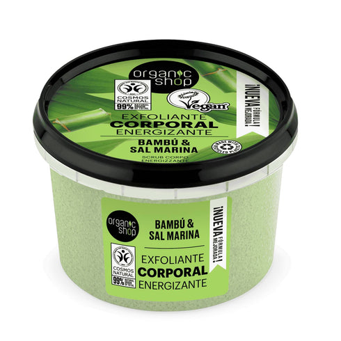 Organic Shop Bambu Exfoliante Exfoliante Corporal Bambu Tropical 1un Jag Couture Beauty