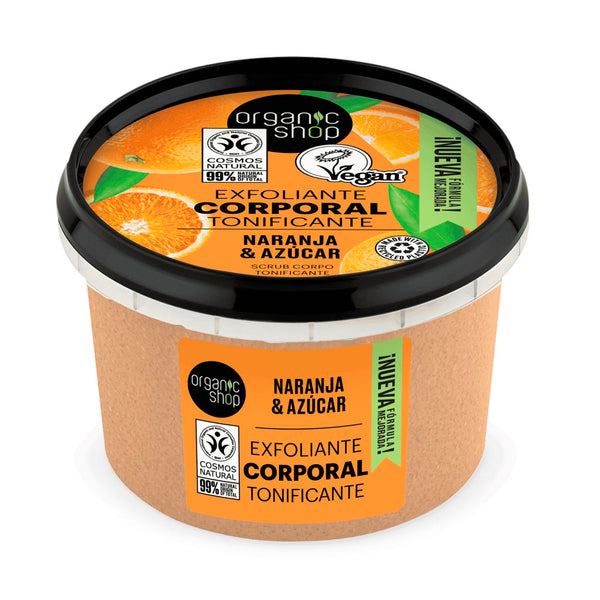 Organic Shop Naranja Siciliana Exfoliante Corporal Tonificante 1un Jag Couture Beauty