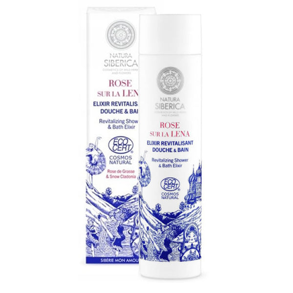 Natura Siberica Lena Rose Revitalizing Shower And Bath Elixir 200ml Jag Couture Beauty