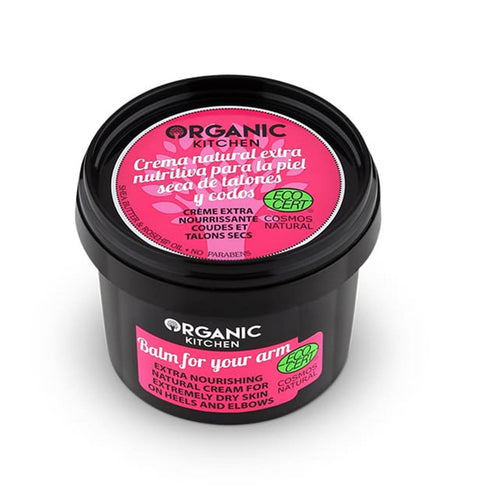 Organic Shop Organic Kitchen Balm For Your Arm Crema Extra-Nutritiva Natural Piel Seca Talones y Codos 100ml Jag Couture Beauty