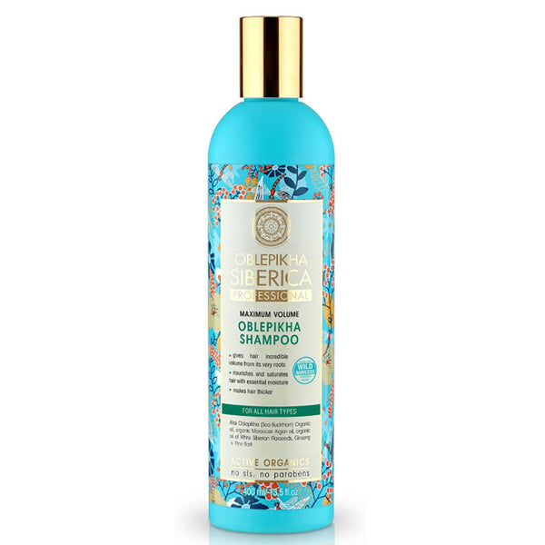 Natura Siberica Oblepikha Shampoo Maximum Volume 400ml - Jag Couture Beauty