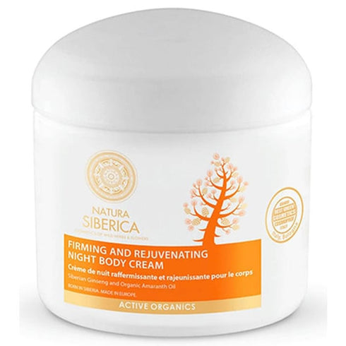 Natura Siberica Straffende und verjüngende Nachtkörpercreme 370ml