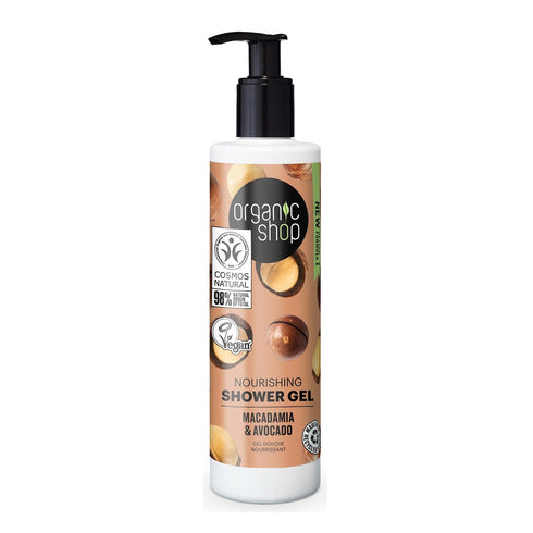 Organic Shop Macadamia y Avocado Gel De Baño 280ml Jag Couture Beauty