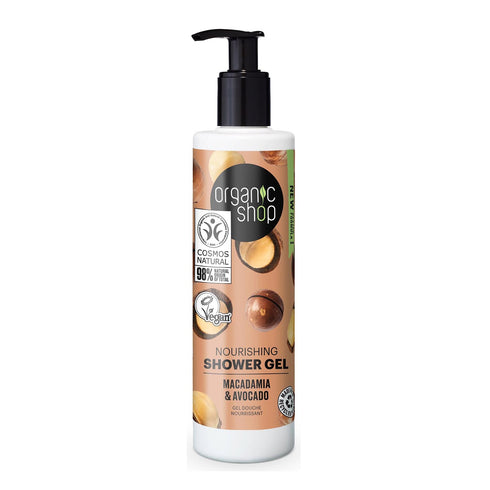 Organic Shop Macadamia y Avocado Gel De Baño 280ml - Jag Couture Beauty