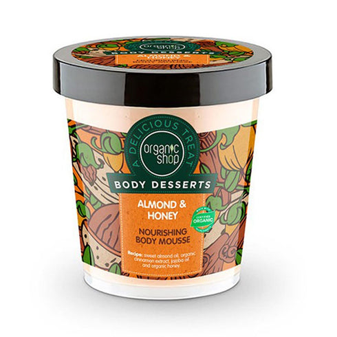Organic Shop Almond Honey Espuma Corporal Nourishing 1un Jag Couture Beauty