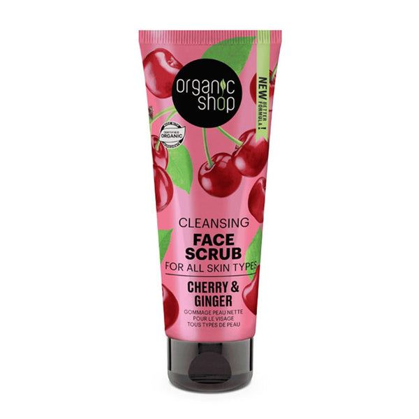 Organic Shop Cleansing Exfoliante Facial Cerezas 75ml Jag Couture Beauty