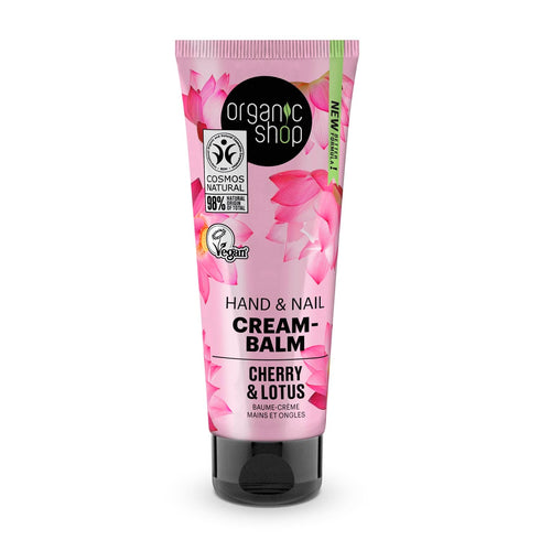 Organic Shop Cherry y Lotus Balsamo De Uñas Cream-Balm 75ml Jag Couture Beauty