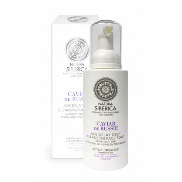 Natura Siberica Caviar De Russie Jabon Facial Limpiadora Anti-Edad 175ml - Jag Couture Beauty