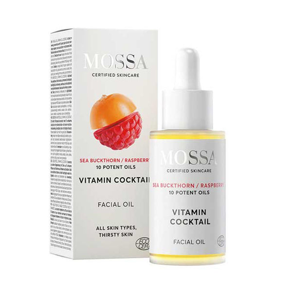 Mossa Cosmetics Mossa Vitamin Cocktail Raspberry Aceite Facial 30ml - Jag Couture Beauty