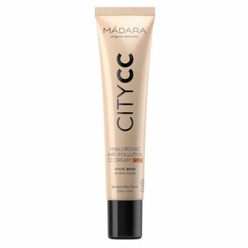 Mádara City CC Hyaluronic Anti Pollution CC Cream Spf15 Beige 40ml - Jag Couture Beauty