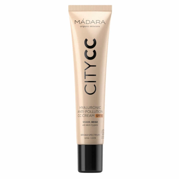 Mádara City CC Hyaluronic Anti Pollution CC Cream Spf15 Beige 40ml - Jag Couture Beauty