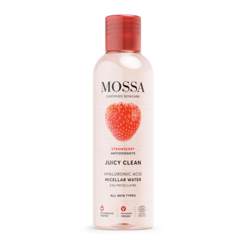 Mossa Cosmetics Mossa Juicy Agua Micelar Erdbeer-Hyaluronsäure 50 ml
