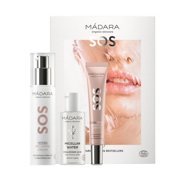 Mádara Madara Sos Hydra Recgarge Crema Pack 1un Agua Micelar 1u Serum Pack - Jag Couture Beauty