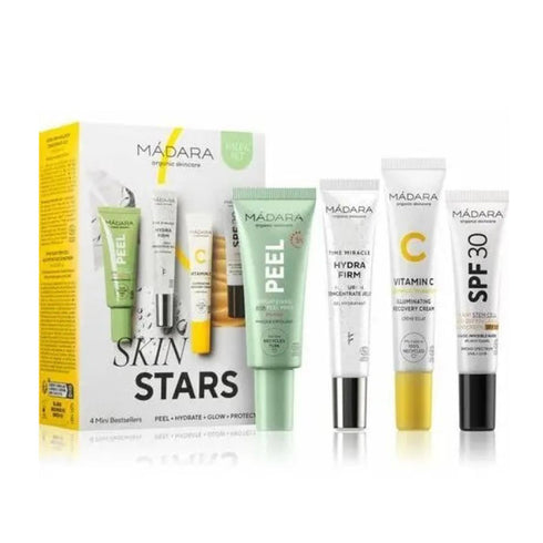 Mádara Madara Skin Stars Crema Peel Pack 1un Hydrate Crema Glow 1u Protect Pack - Jag Couture Beauty