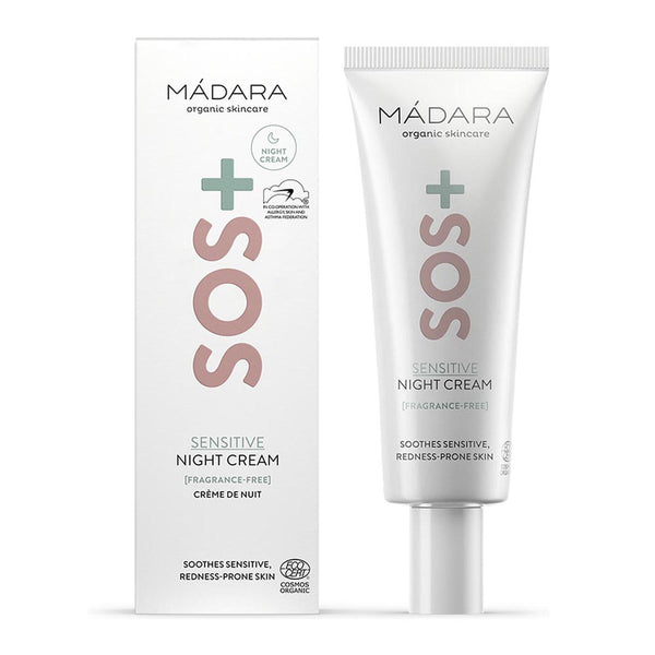 Mádara Madara Sos Sensitive Crema De Noche Suavizante 70ml - Jag Couture Beauty