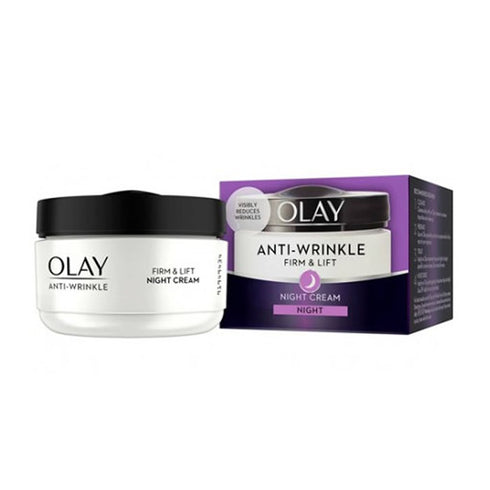 Olay Firm & Lift Anti-Wrinkle Night Cream 50ml - Jag Couture Beauty