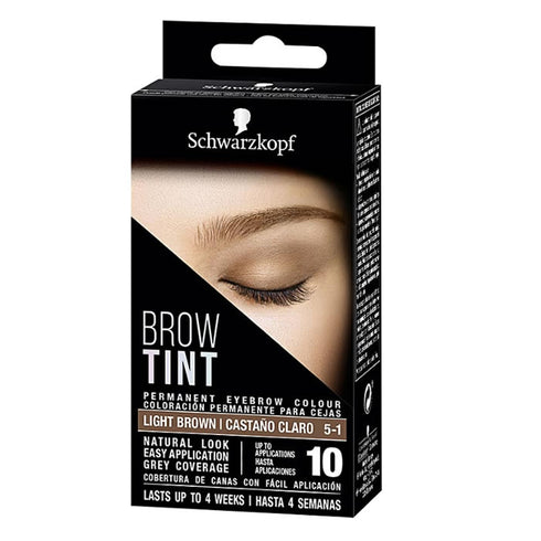 Schwarzkopf Brow Tint Light Brown 5-1 - Jag Couture Beauty