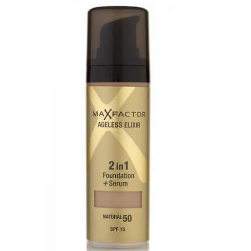 Max Factor Ageless Elixir Miracle Foundation 50 Natural - Jag Couture Beauty
