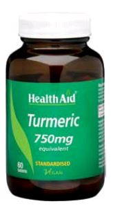 Health Aid Turmeric Root 60 Caps Curcuma Jag Couture Beauty