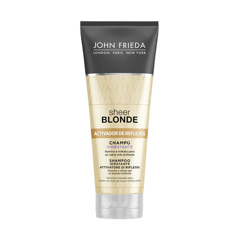 John Frieda Sheer Blonde Highlight Activating Brightening Shampoo Lighter Blondes 250ml - Jag Couture Beauty