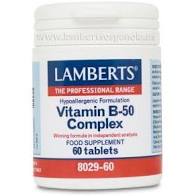 Lamberts Vit B 50 Complex 60 Tabs Jag Couture Beauty