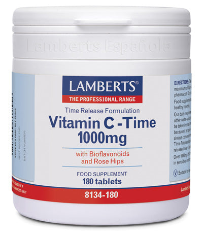 Lamberts Vitamina C-Time 1000 Mg 180 Tabs Jag Couture Beauty