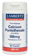 Lamberts Pantotenato Calcio 500mg 60 Tabs - Jag Couture Beauty
