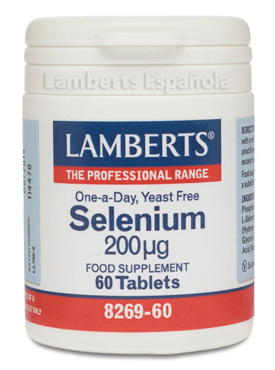 Lamberts Selenio 200-Ug 60 Tabs Jag Couture Beauty