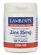 Lamberts Citrato De Zinc 25 Mg 120 Caps Jag Couture Beauty