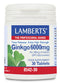 Lamberts Ginkgo Biloba 6000 Mg 60 Tabs - Jag Couture Beauty