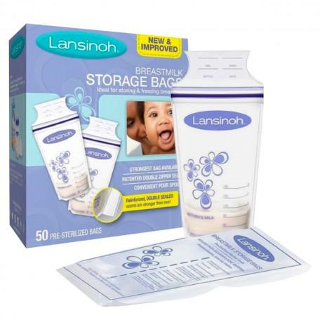 Lansinoh Milk Storage Bags 50u - Jag Couture Beauty