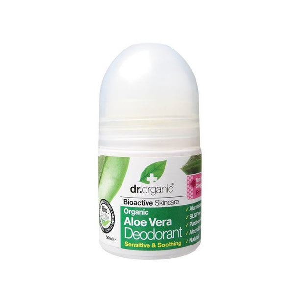 Dr Organic Aloe Vera Deodorant Roll-On, 50 ml
