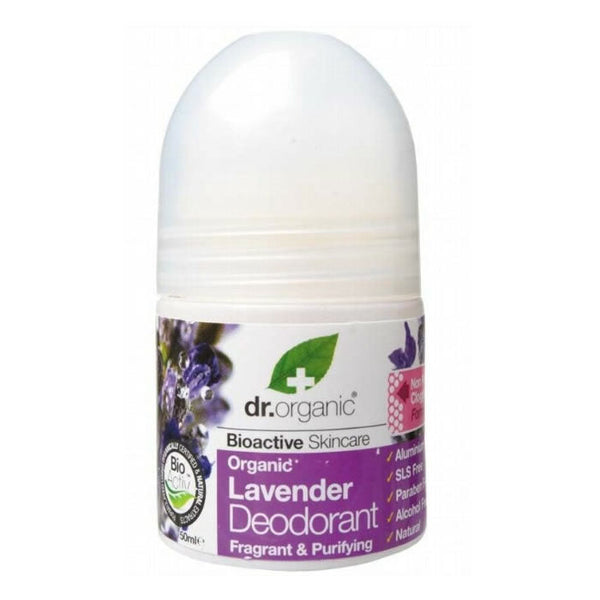 Dr Organic Lavendel-Deodorant Roll-On, 50 ml