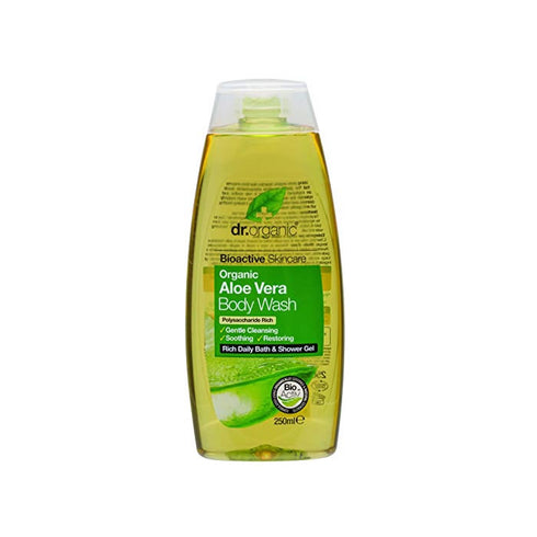 Dr Organic Aloe Vera Bath And Shower Gel 250ml - Jag Couture Beauty