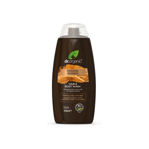 Dr. Organic Ginseng Hair & Body Wash 250ml - Jag Couture Beauty