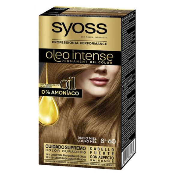 Syoss Oleo Intense Permanent Hair Color 8-60 Honey Blonde Jag Couture Beauty