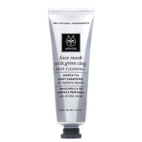 Apivita Deep Cleansing Face Mask With Green Clay 50ml - Jag Couture Beauty