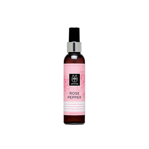 Apivita Rose Pepper Reshaping Massage Oil 150ml - Jag Couture Beauty