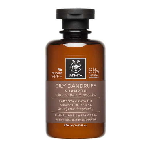 Apivita Oily Dandruff Shampoo With White Willow And Propolis 250ml - Jag Couture Beauty