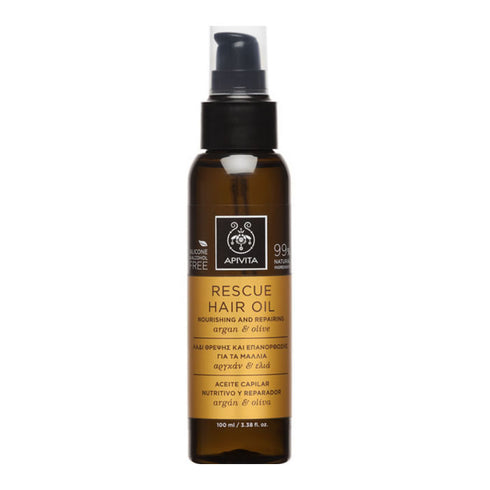 Apivita Rescue Hair Oil With Argan Oil And Olive 150ml - Jag Couture Beauty