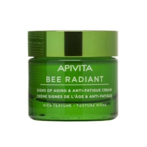 Apivita Bee Radiant Cream Rich Texture 50ml - Jag Couture Beauty