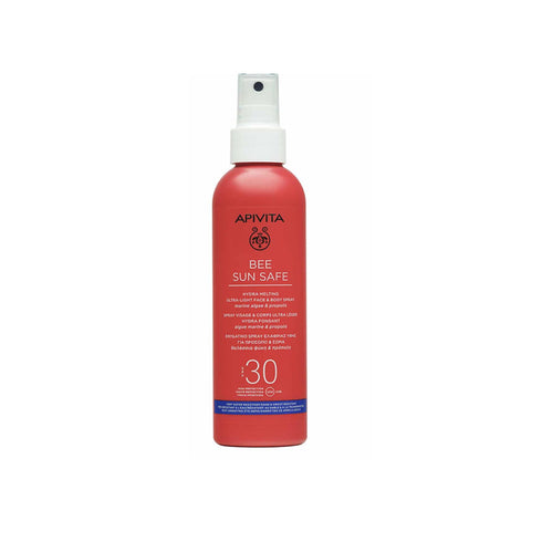 Apivita Bee Sun Safe Hydra Melting Ultra-Light Face & Body Spray SPF30 200ml - Jag Couture Beauty