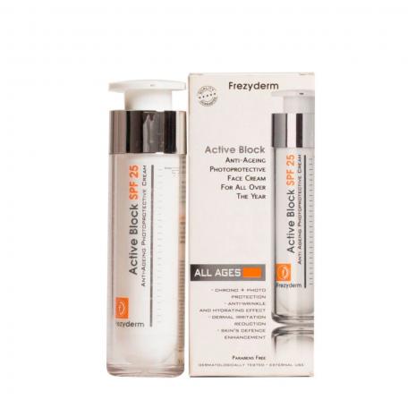 Frezyderm Active Block Spf25 50ml - Jag Couture Beauty